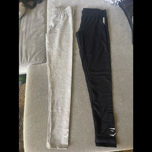 2 gymshark leggings